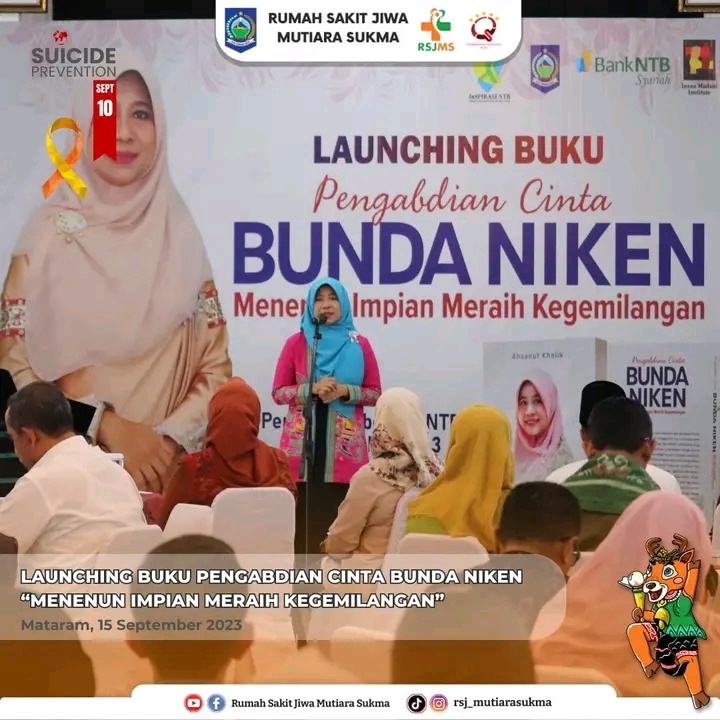 DIBALIK LAKI-LAKI YANG SUKSES ADA SOSOK PEREMPUAN YANG HEBAT”: LAUNCHING BUKU PENGABDIAN CINTA BUNDA NIKEN MENENUN IMPIAN MERAIH KEGEMILANGAN